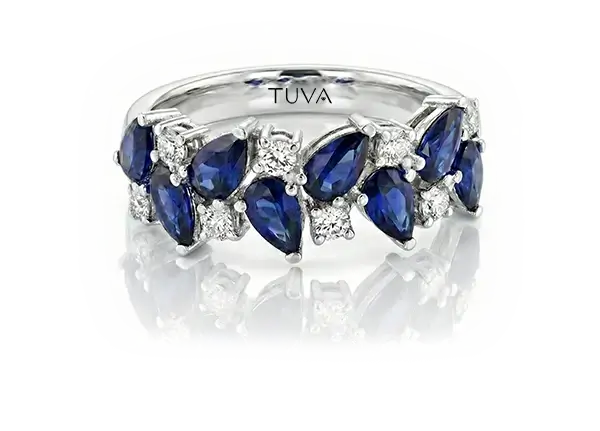 Safir Pırlanta Yüzük