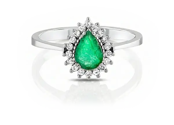 Zümrüt Pırlanta Yüzük